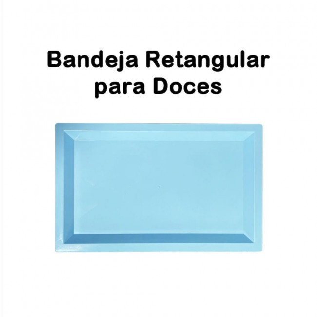 Bandeja retangular (Azul bb)