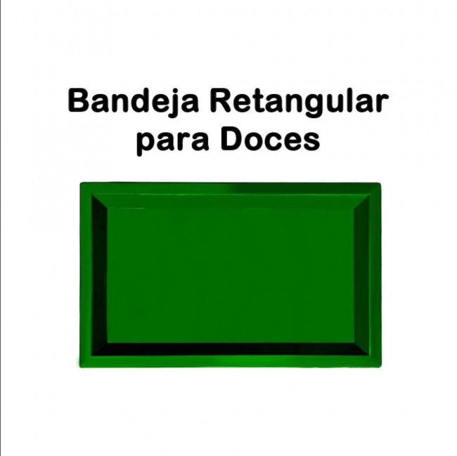 Bandeja retangular (Verde)