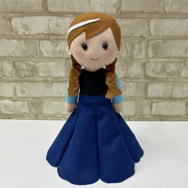 Boneca de Feltro Anna Frozen