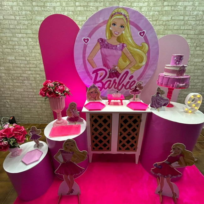 Decoração Barbie Casual ( modelo 8 )