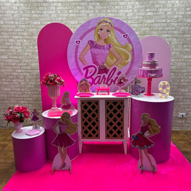 Decoração Barbie Casual ( modelo 8 )