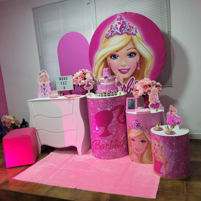 Decoração Barbie  Princesa ( modelo 7 )