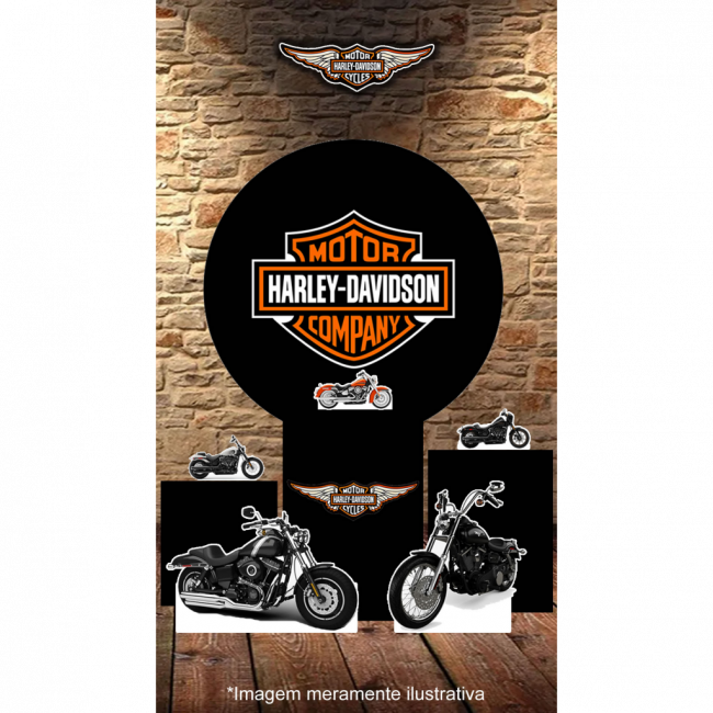 Decoração Harley Davidson (Foto Ilustrativa)