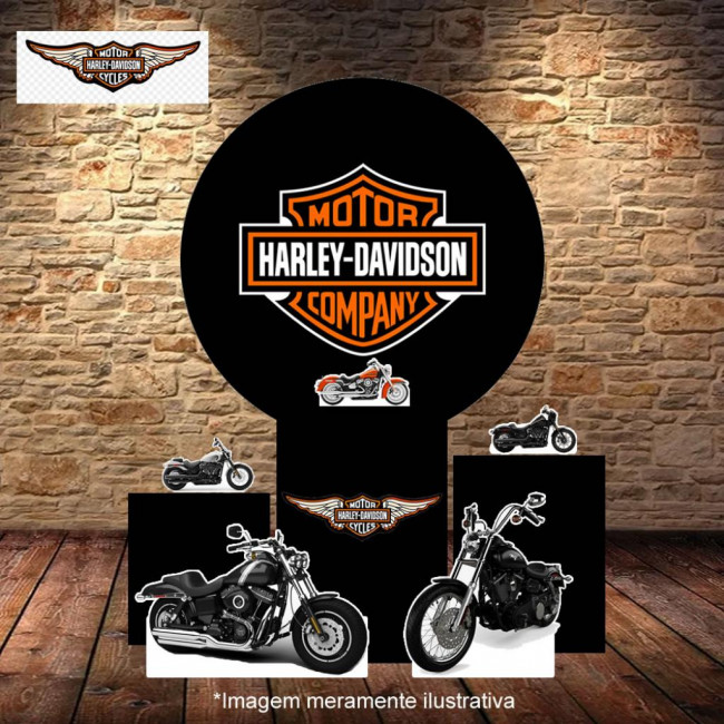 Decoração Harley Davidson (Foto Ilustrativa)