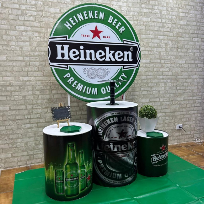 Decoração Heineken Cerveja (modelo 2)