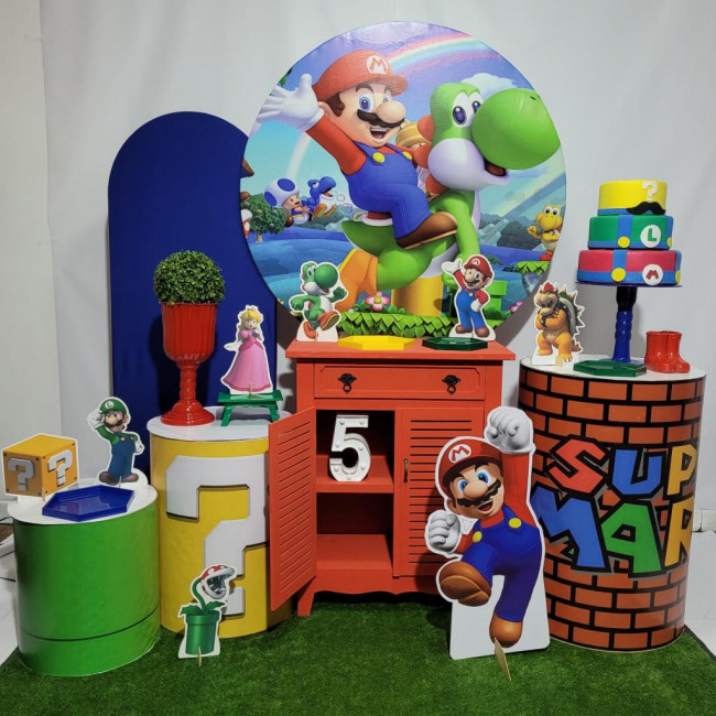 Decoração Mario Bros ( modelo 3 )