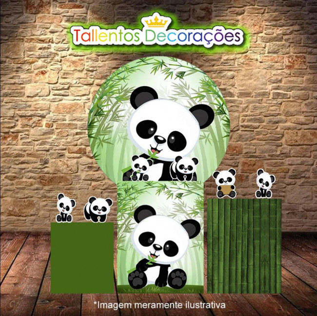 Decoração Panda (Foto Ilustrativa)