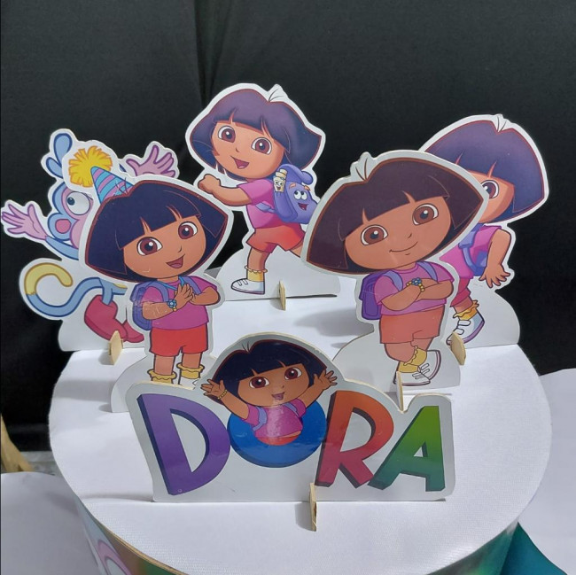 Display de mesa Dora Aventureira - 6 peças