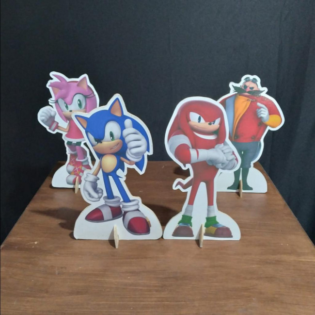 Display de mesa Sonic - 4 peças