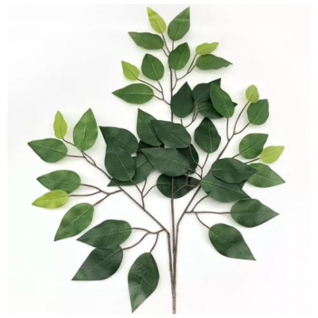 Folhagem-  Folha De Ficus Artificial