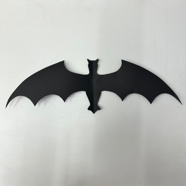 Morcego de Papel -Halloween - wandinha- hotel transilvania - Batman