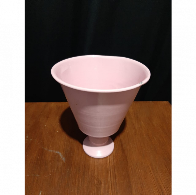 Vaso rosa 21cm (Alumínio)