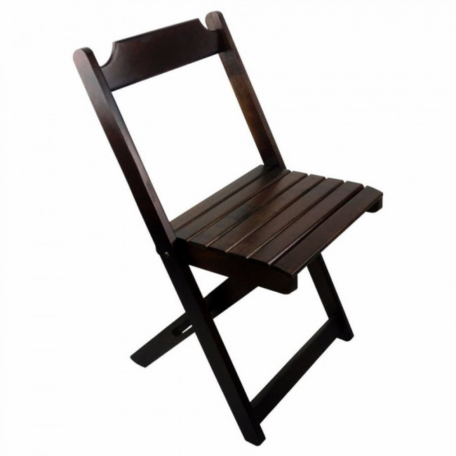 Cadeira madeira (boteco) escura
