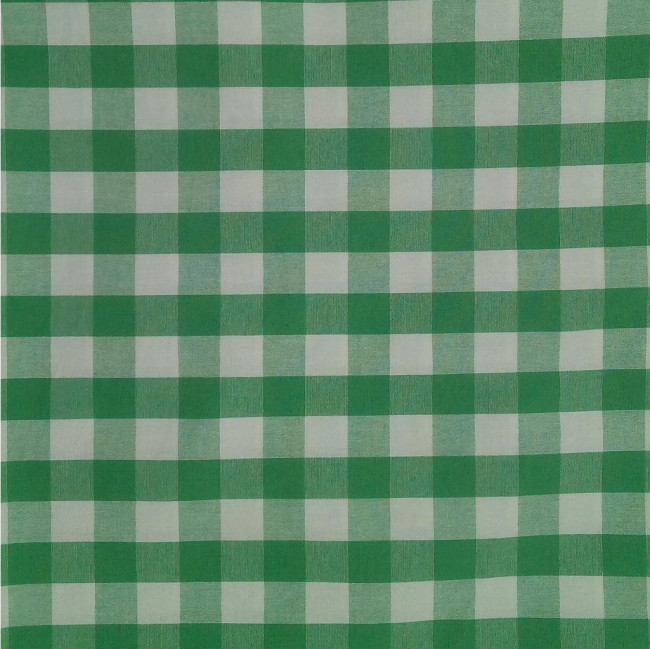 Xale xadrez branco_ verde (1,4x1,4mts)