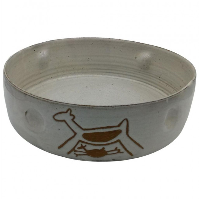 Cerâmica Serra Capivara- Saladeira bege (bowl XG)