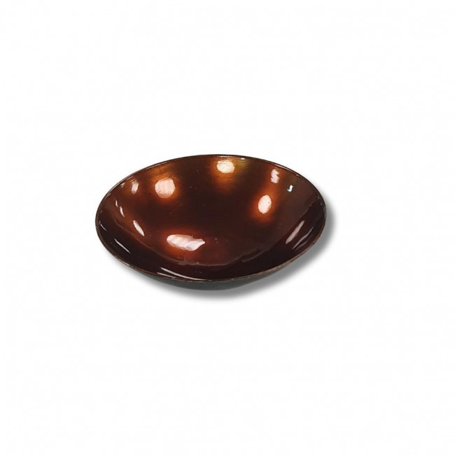 Tigela melamina redonda bronze pequena (22x6cm)