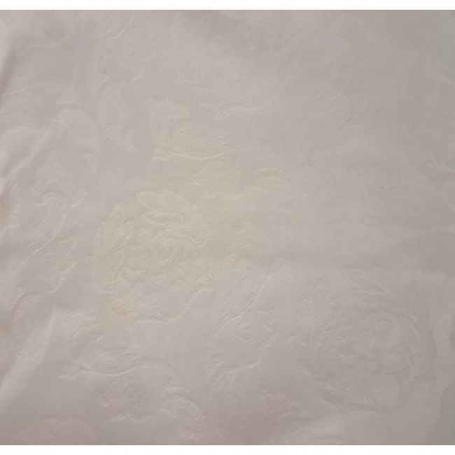 Toalha redonda Branca adamascada (Ø 3,0mts)