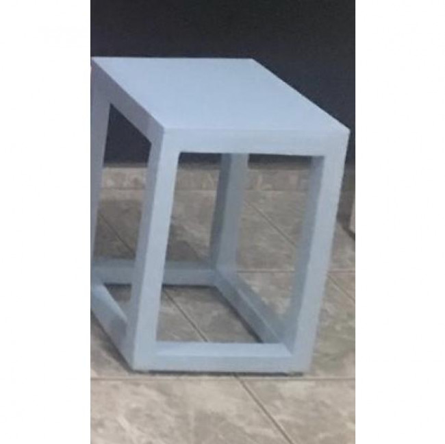 Mesa azul cubo  P 30 X 43 cm Altura Candy