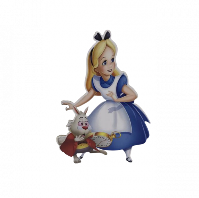 Totem Alice no País das Maravilhas MDF  (18,5Lx27A)