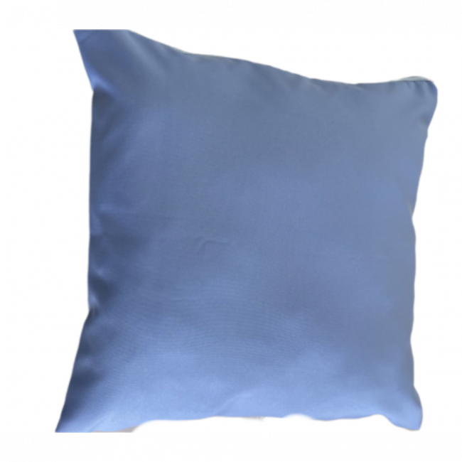 Almofada azul capa tecido 40x40