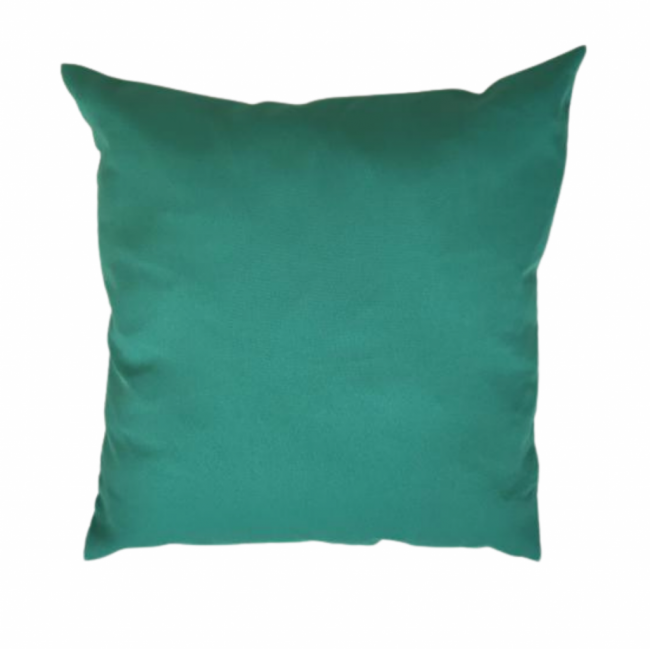 Almofada verde capa tecido ((40Cx40L) piquenique