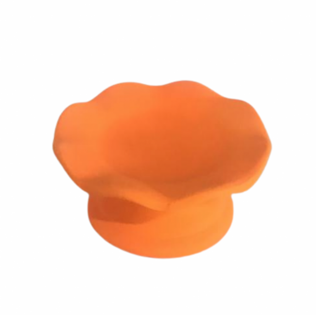 Bandeja laranja neon P louça (16Dx8A)