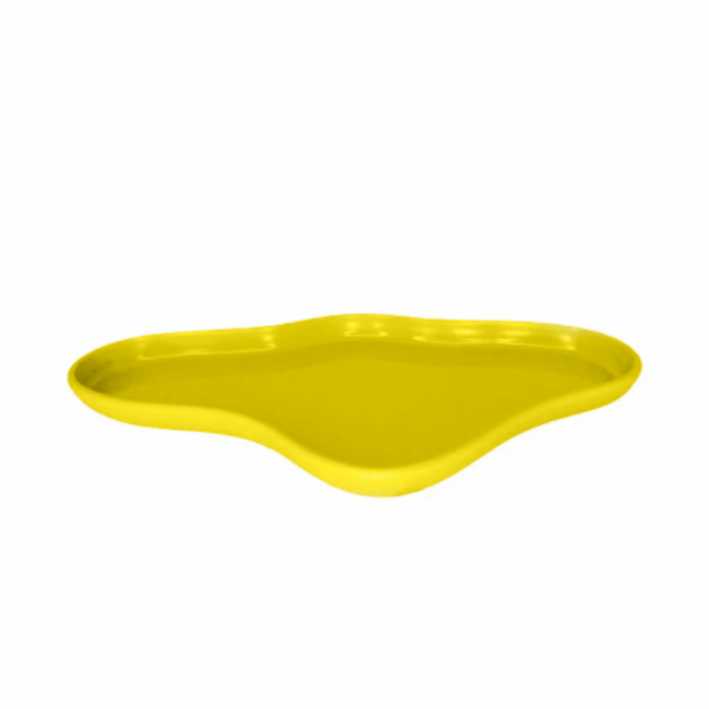 Bandeja Orgânica Amarela G ABS ( 25Cx13,5x1,5A)