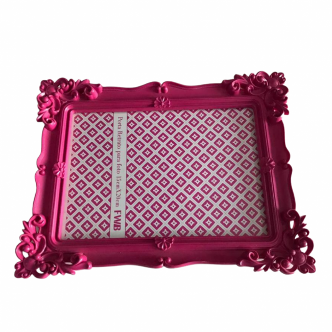 Bandeja/Quadro Rosa Pink ABS M (26,5Cx20,5L2A)
