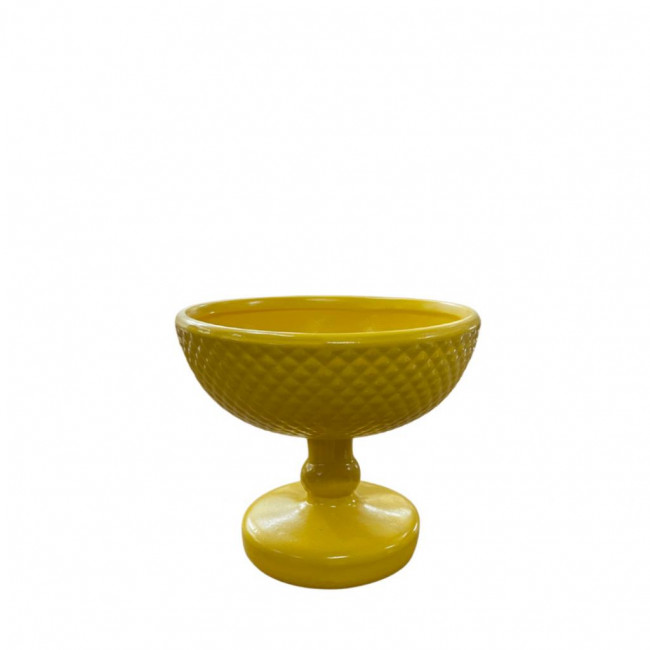 Bowl Bico De Jaca Amarelo Louça P (14,5Dx12,5A)