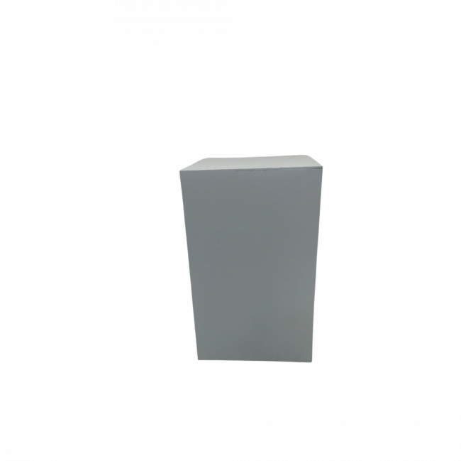 Mesa Cubo  cinza G 49,5 x 49,5 x 81 cm Alt