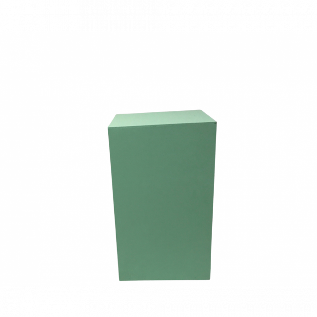 Mesa Cubo  verde  M 45 x  45  x 76 cm Alt