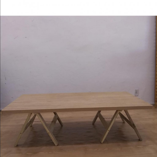 Mesa piquenique / mesa cavalete (1,35Cx75Lx38,5A)