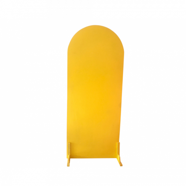 Painel amarelo romano MDF 90L x 222A cm