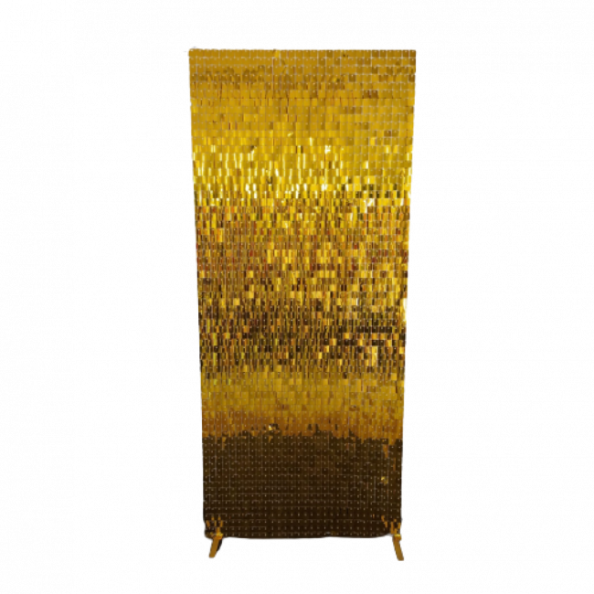 Painel Shimmer Brilho Dourado (2,10Ax90L)