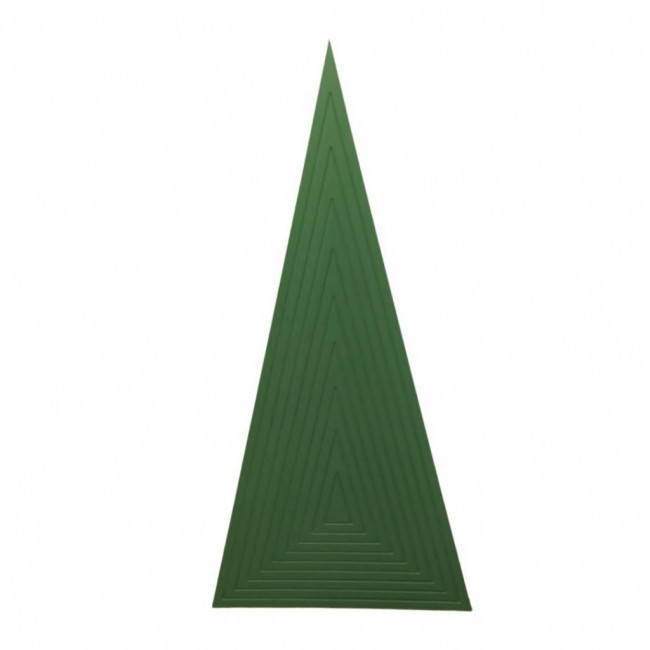 Painel Verde Triângulo Escuro MDF (1,80Ax89L)