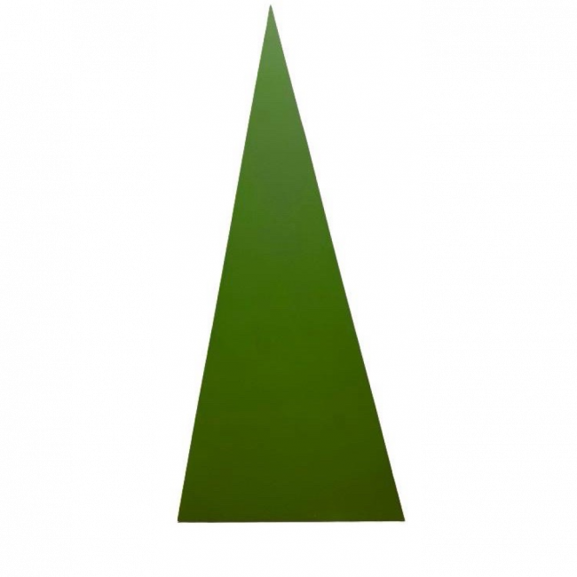 Painel verde triângulo P
