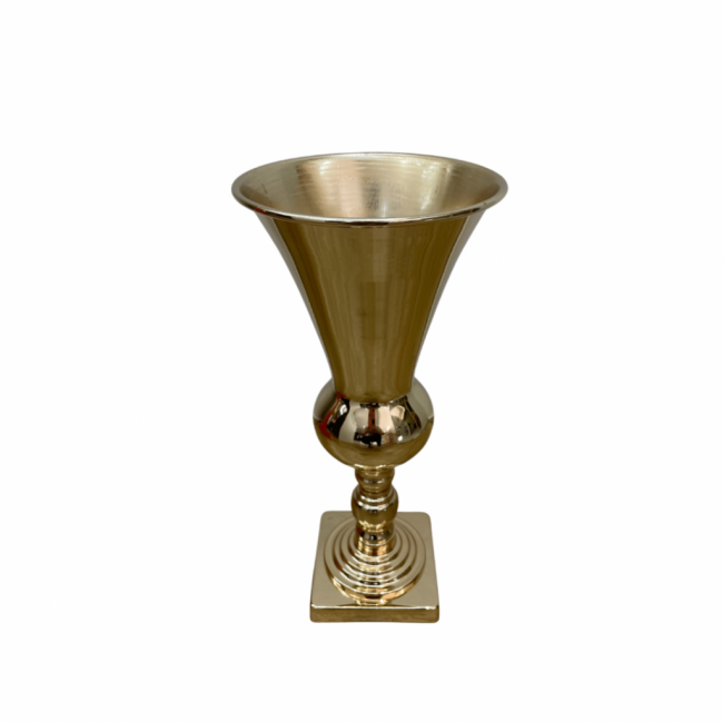 Vaso Dourado Alto Metal G (17Dx37,5)