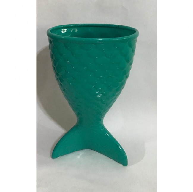 Vaso verde  Rabo de Sereia G AD(19Cx15Lx31A)
