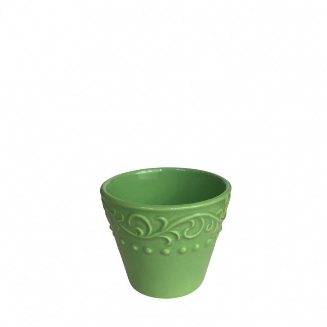 Vaso Verde Louça P (10,5Dx9A)
