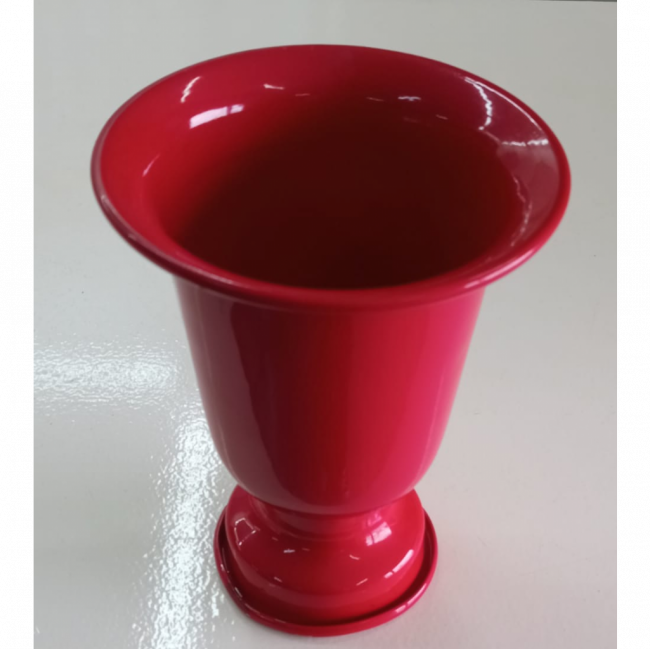 Vaso vermelho (13Dx16,5A)