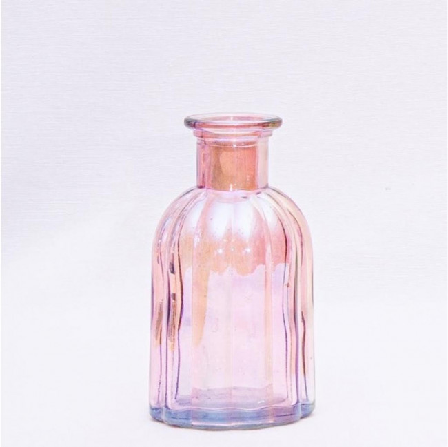 Mini vaso vidro rosa furta cor