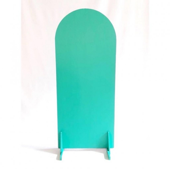 PAINEL OVAL DUPLA FACE AZUL JEANS I VERDE CLARO M