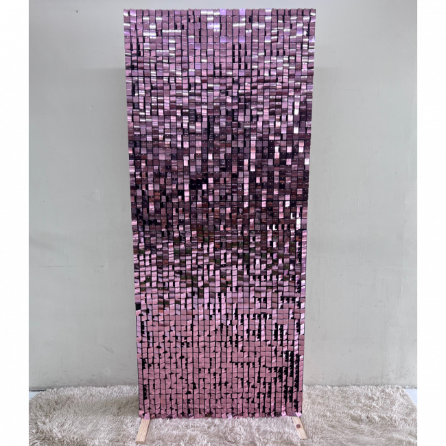 PAINEL SHIMMER WALL ROSA (2,10CM X 0,90CM)