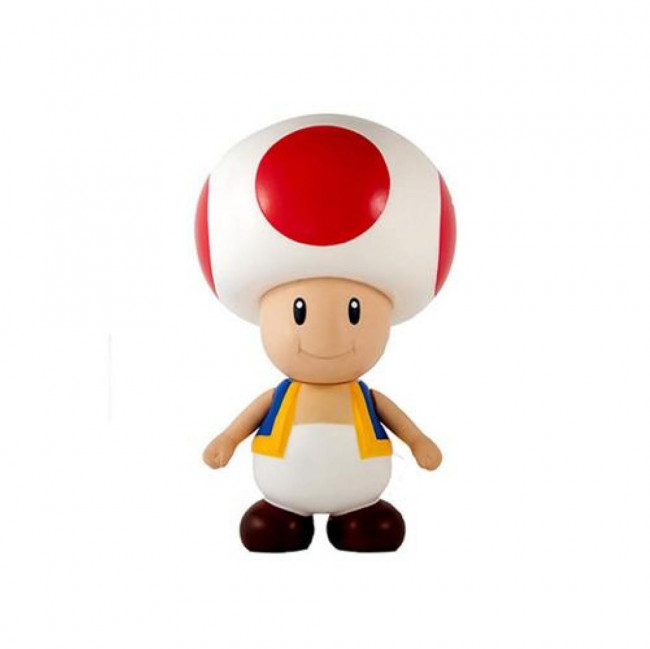 Toad Boneco Cogumelo - Turma Super Mario Bross