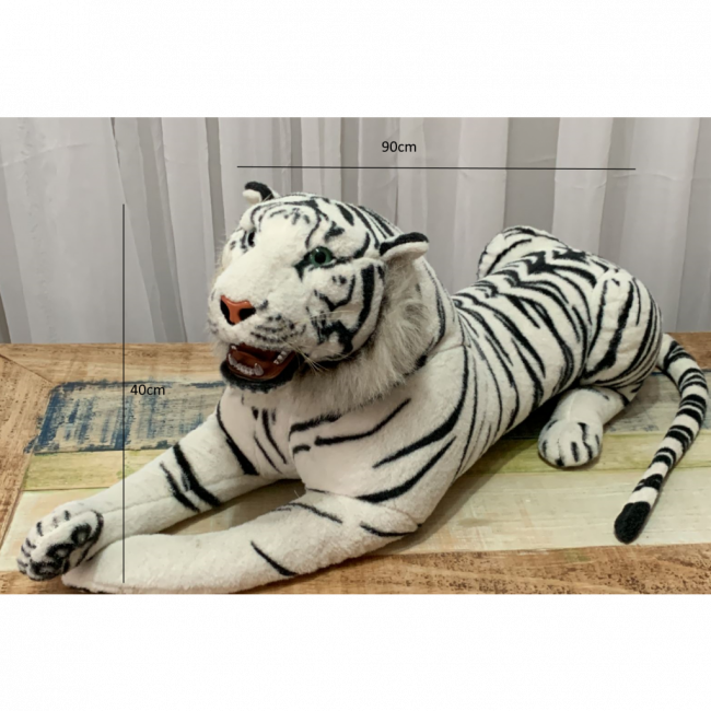 Tigre Branco Pelúcia