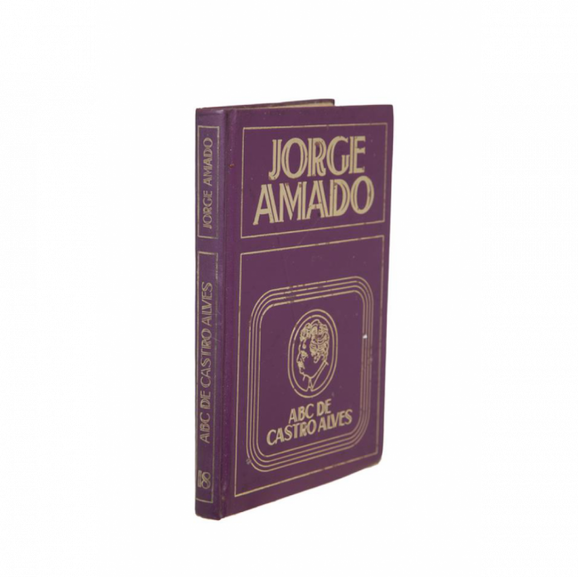 LIVRO JORGE AMADO - ABC DE CASTRO ALVES VINHO (C 14 CM | L 2 CM | A 21 CM)