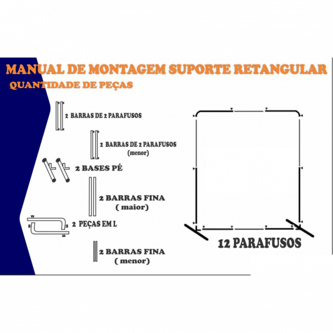 PAINEL RETANGULAR DE FERRO REGULÁVEL PRATEADO COM BASE (ALTURA MÁX 2M X LARGURA MÁX 1,50L X MIN 1,03L)