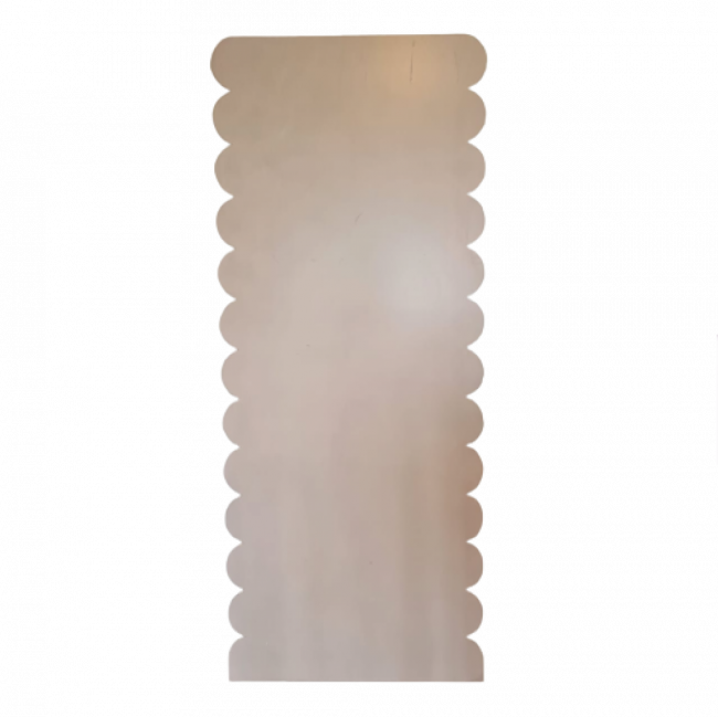 PAINEL ROSA COM BABADO NA LATERAL 1.95×80