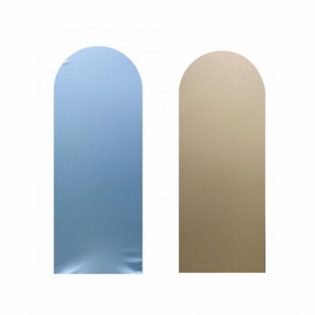 Capa Dupla Face Painel Romano - Azul / Nude