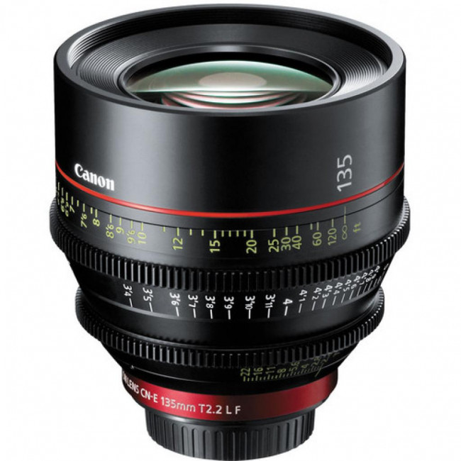 LENTE Canon CN-E 135mm T2.2 L F Cinema Prime Lens (EF Mount)